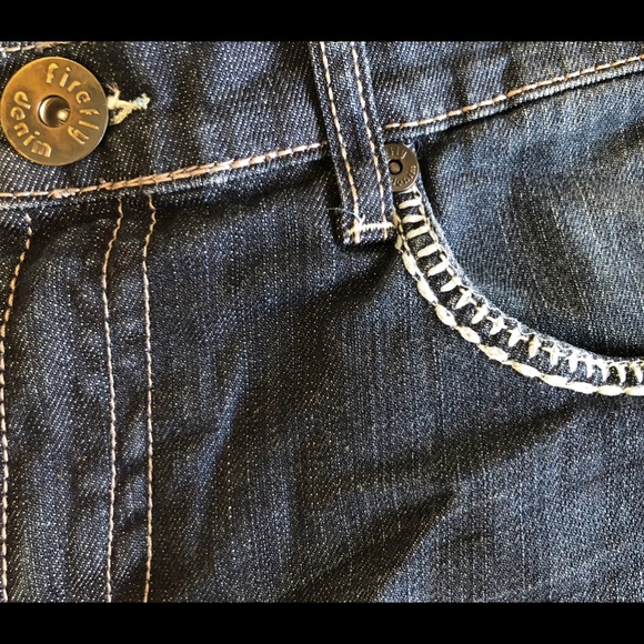 ✨ Firefly Women’s Bootcut Jeans – Size 10 – Silver Studded, Thick Stitch – EUC - Picture 7 of 8